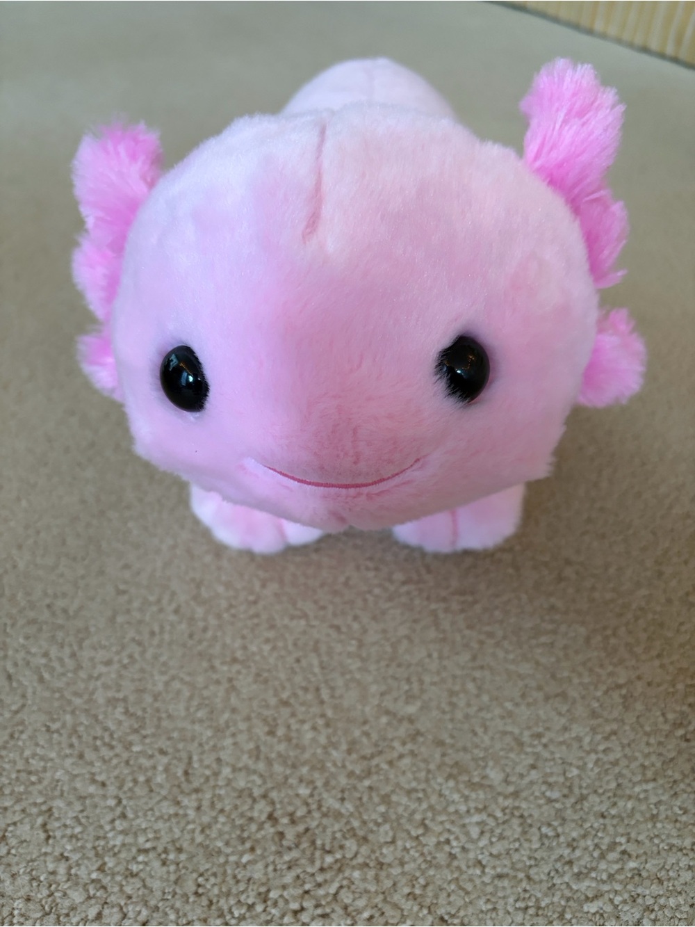 Build-A-Bear Pink Axolotl Plush - Light and Bright Pink